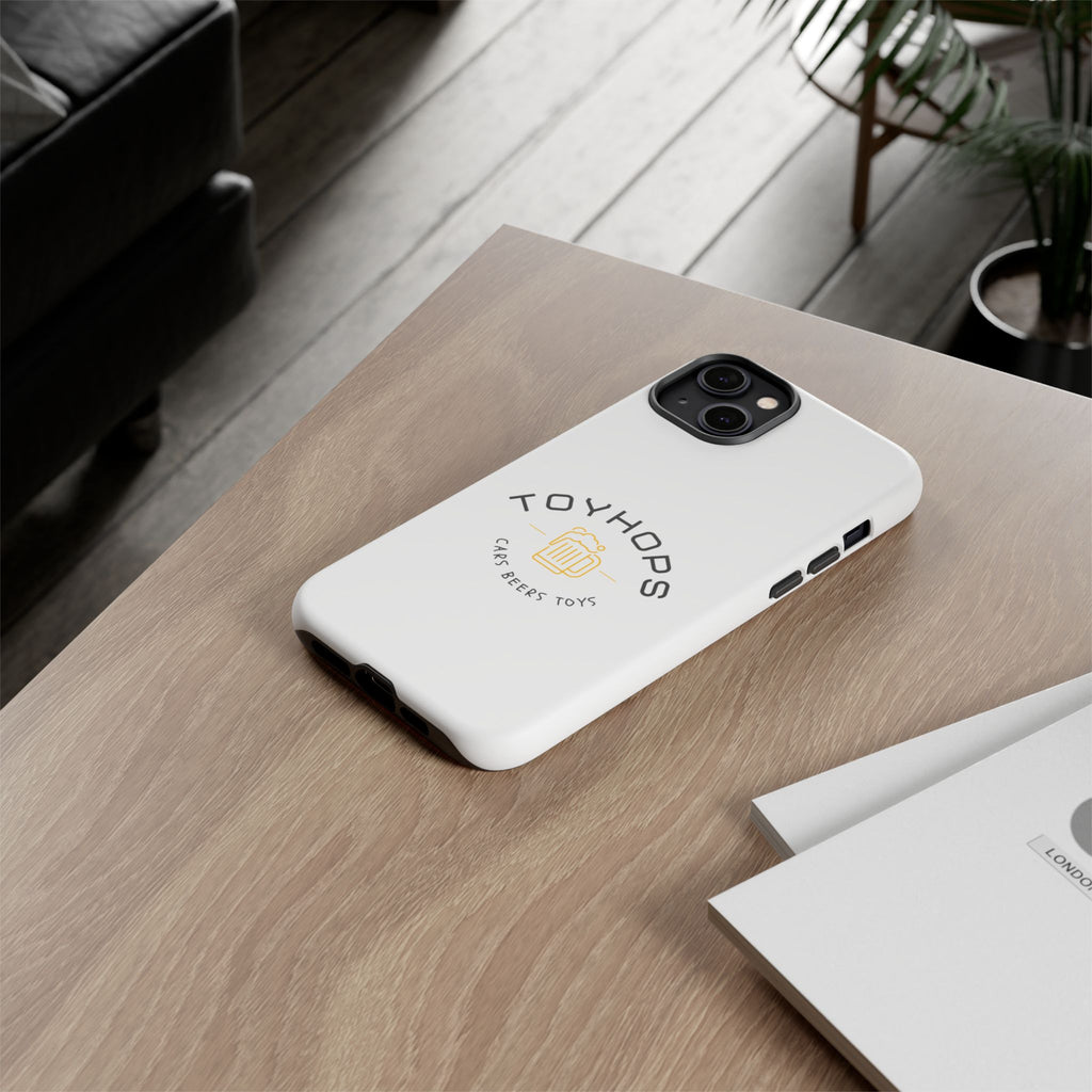 Phone Case — 'TOYHOPS' Logo with Beer Mug (Cars • Beers • Toys)