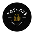 Mouse Pad — ToyHops Logo Beer & Cars Desk Mat (Round)