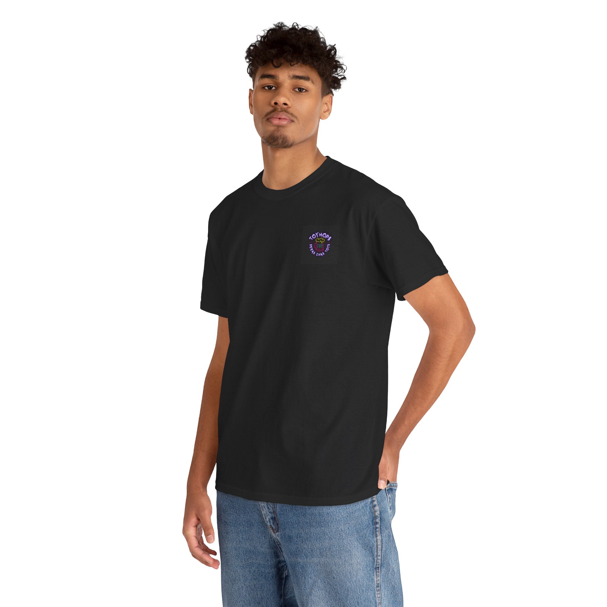 Robot Holding Beer T-Shirt — "Need Money for Beer" Graphic Tee