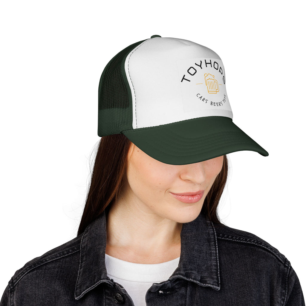 ToyHops Trucker Hat – 'Cars Beers Toys' Retro Mesh Cap