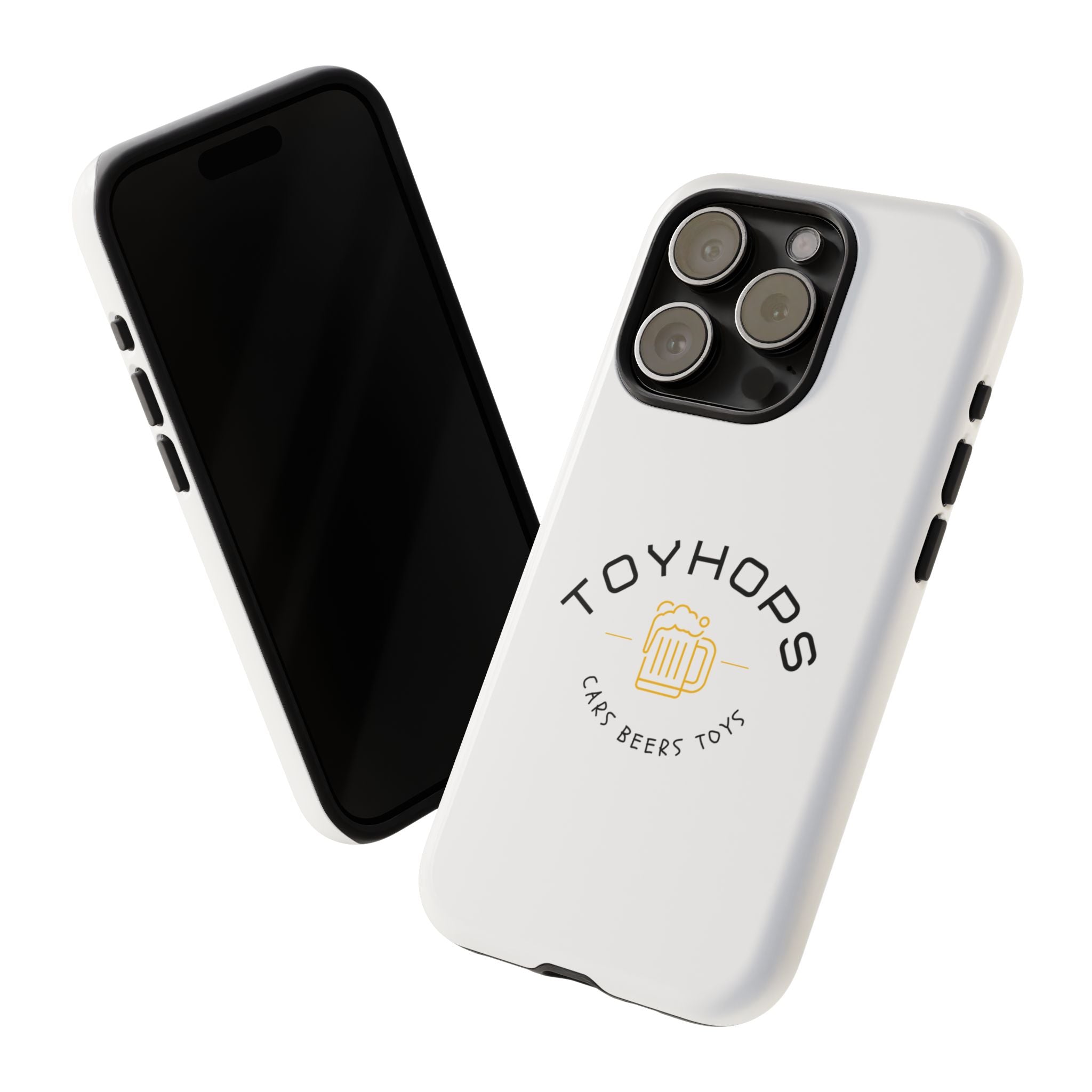 Phone Case — 'TOYHOPS' Logo with Beer Mug (Cars • Beers • Toys)
