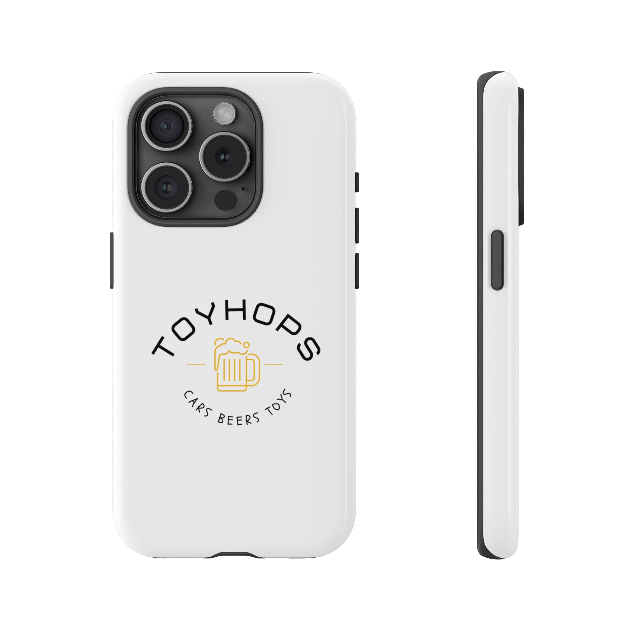 Phone Case — 'TOYHOPS' Logo with Beer Mug (Cars • Beers • Toys)