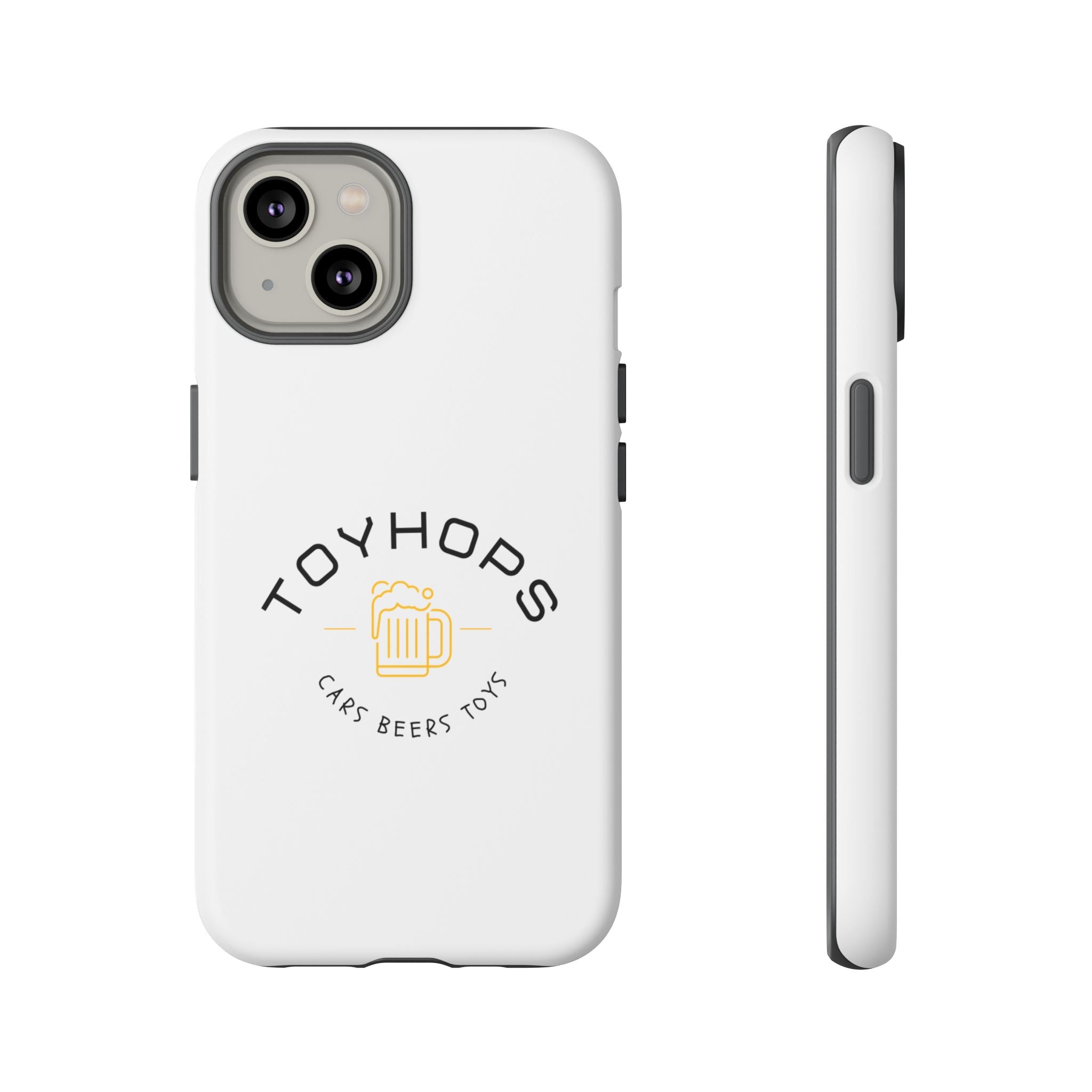 Phone Case — 'TOYHOPS' Logo with Beer Mug (Cars • Beers • Toys)