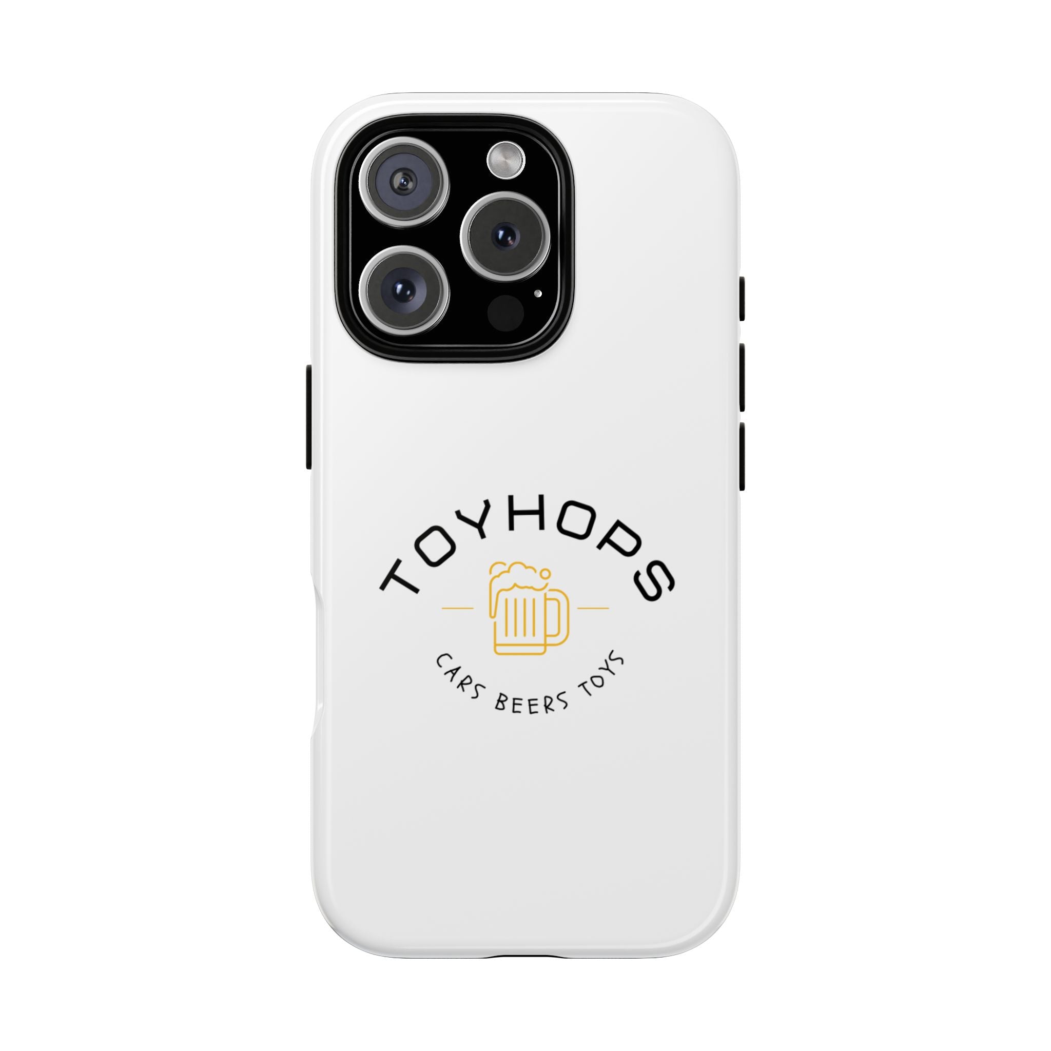 Phone Case — 'TOYHOPS' Logo with Beer Mug (Cars • Beers • Toys)