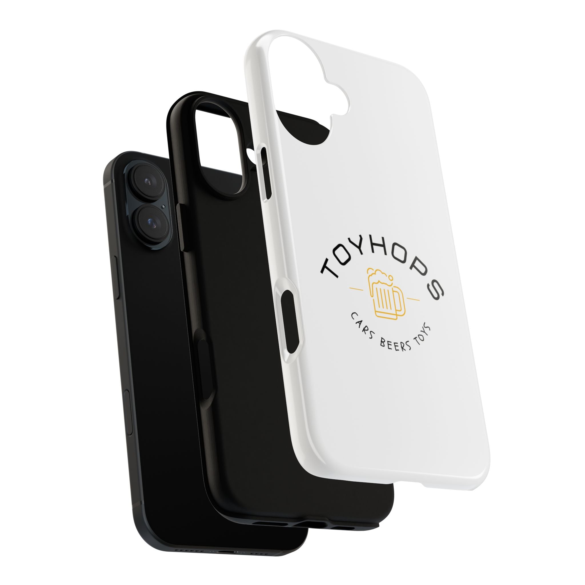 Phone Case — 'TOYHOPS' Logo with Beer Mug (Cars • Beers • Toys)